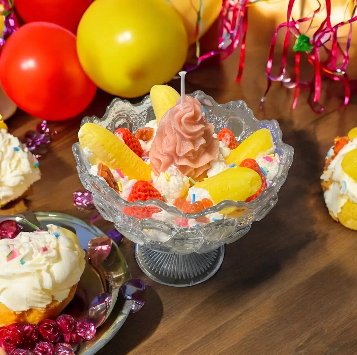 banana split scented candle