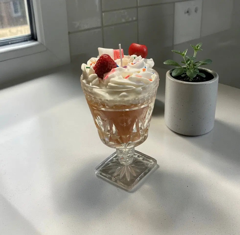 Ice Cream Sundae Candle gift idea