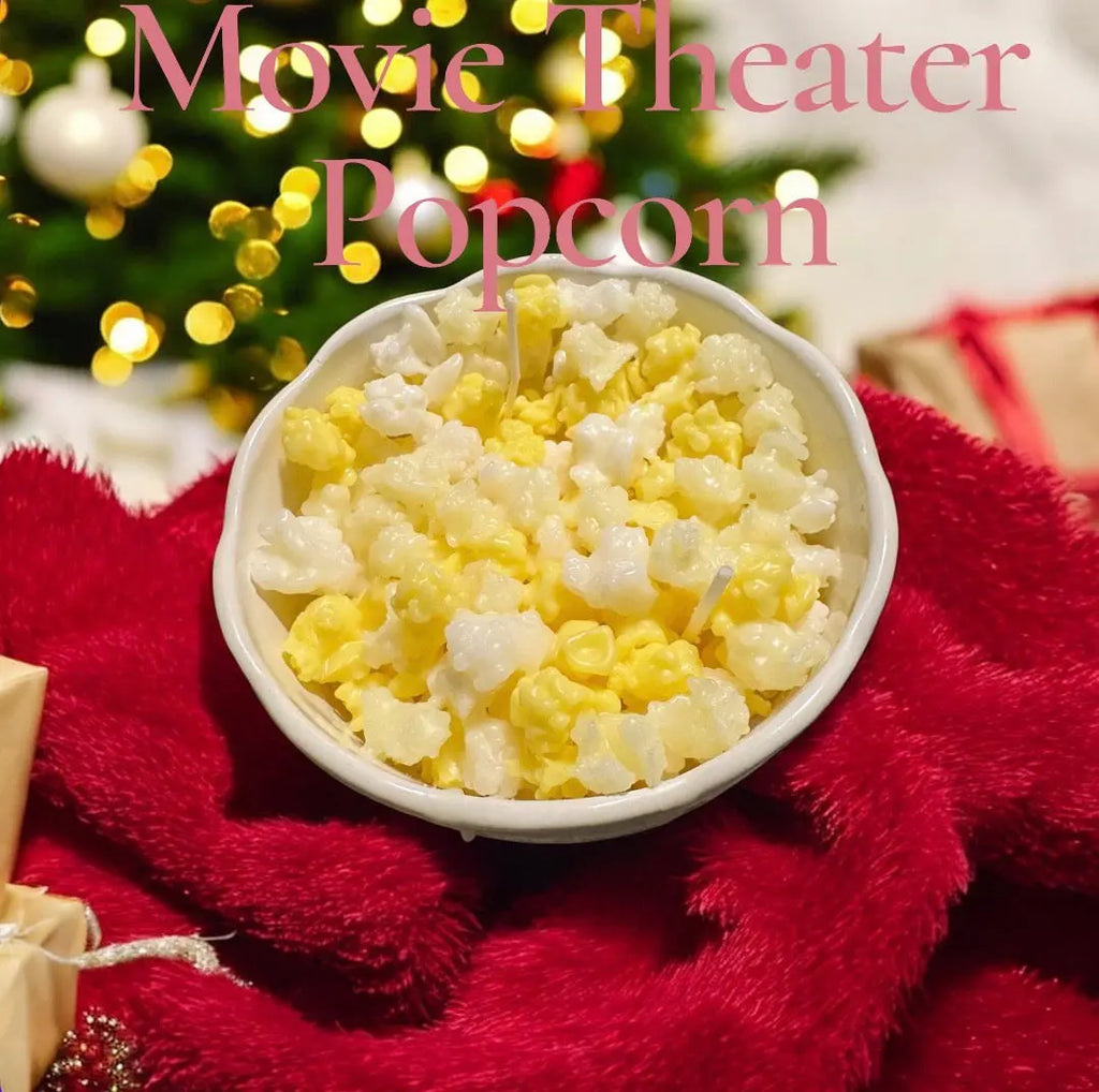 Movie Theater Popcorn Candle Bryson Beauty Collections